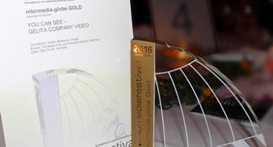 intermediate-globe award in Gold