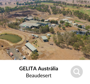 Construção de cima no local de Beaudesert