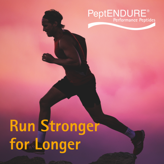 PeptENDURE® the first endurance protein relevant to athletes of all level engaged in endurance exercise such as swimming, biking, and running in addition to team sports and high intensity gym-based exercise.